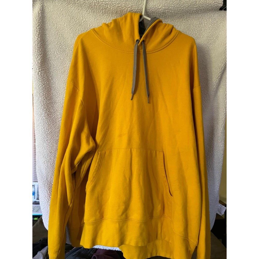 Yellow Hooded sweater